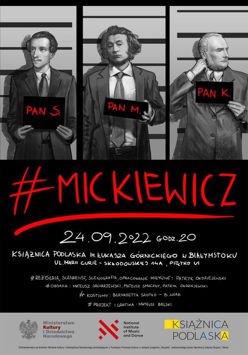 Plakat #Mickiewicz
